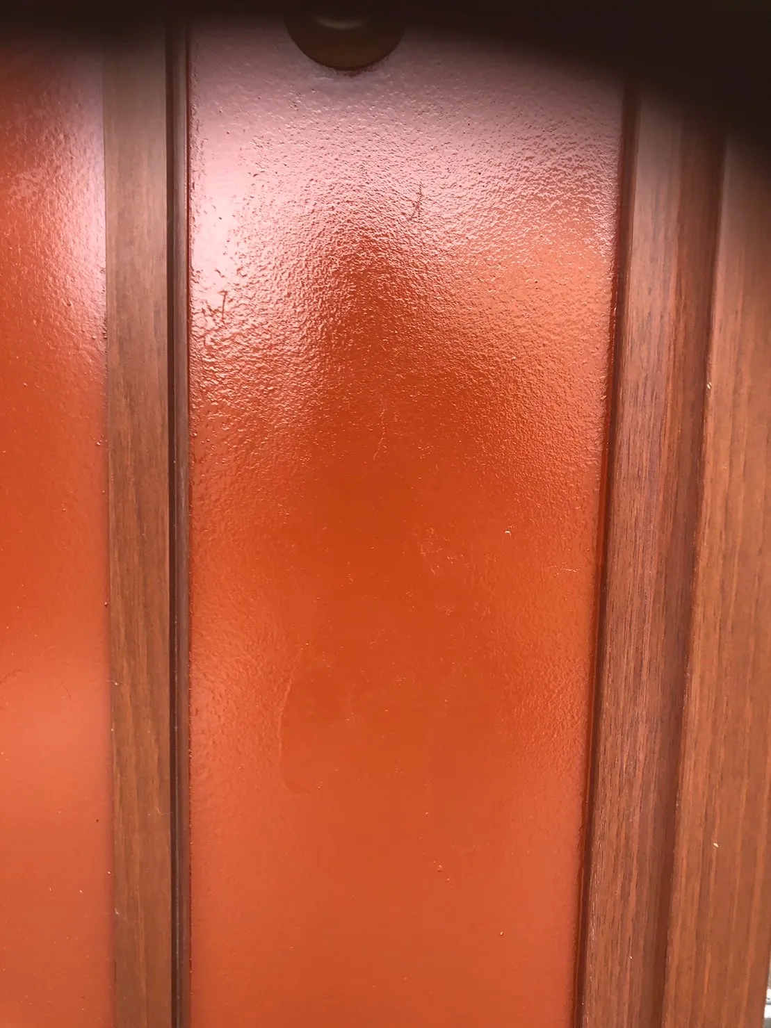 【A様宅「外壁塗装工事」Vol.⑧】玄関ドアの補修・塗装（パーフェクトトップ）